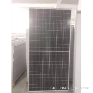 Painéis solares mono de 450 W de meia célula